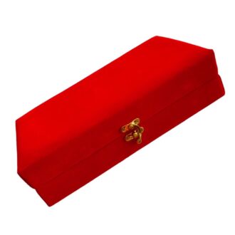باکس هدیه مخمل قرمز رنگ